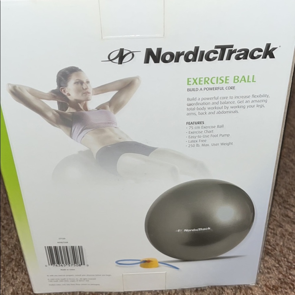 NIB NordicTrack Exercise Ball - Picture 2 of 6